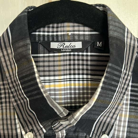 Men’s Relco London short sleeve button down shirt - Picture 2 of 5